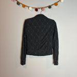 Free People  Moto Buckle Quilted Studded Jacket Photo 5