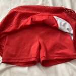 Adidas Stella McCartney Laser Cut Tennis Skirt Size Medium Red Photo 6