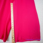 Eliza J New!‎  Short Sleeve V Neck CropJumpsuit Size 2 in Hot Pink Photo 10