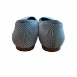 VIVAIA Margot Square Toe V Cut Denim Blue Flats Size 9 Photo 3