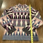 Altuzarra  Stilbo wool blend turtleneck Multicolored geometric knit Sweater M Photo 3