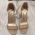 Gold Heels Size 7.5 Photo 0
