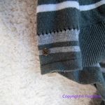 Eddie Bauer  stripes‎ open front Cardigan, women size M Photo 10