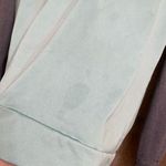 PINK - Victoria's Secret  Light Blue Gray Fitted Ultimate Active Zip Pullover Large Photo 4