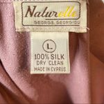 Vintage Naturelle Silk Jumpsuit‎ Pink Size L Photo 6
