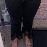 Blue B Collection Black Denim Jacket Size M Photo 0