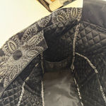 Vera Bradley 🤍HP🤍 Large Black and White Flower Tote Bag Photo 6