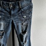 Amethyst Jeans Women's Blue Distressed Jeans Photo 1