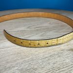 Ammons Boots Authentic Caiman Alligator Belt Tan Camel 1” Buckle Western Rodeo Photo 6