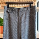 Tory Burch Stretch Wool Mid-Rise Houndstooth Dress Pant Trouser, 10 Photo 1