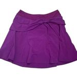 Athleta  women's size 4 small purple skort skirt travel golf ruched pink lulu Photo 0