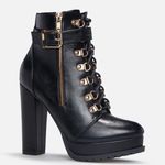 Shoedazzle  SCHOOL GIRL HIGH BLOCK HEEL BOOTIE Photo 0