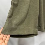 Max Studio NWT  Women's Cropped Wide Leg Trousers XS Pull-on linen blend olive Photo 2