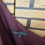 Antonio Melani  Burgundy‎ One Shoulder Jumpsuit Size 6 Photo 8