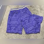Nba Women’s size M  Purple Track Pants with Logo Photo 3