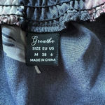 Off The Shoulder Feather Print Shirt Size M Black Size M Photo 4