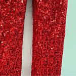 RTR One33 Social Red Sequin Drape Long Sleeve Sheath Mini‎ Dress Sz 4 Photo 9