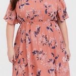 Torrid Floral Off-Shoulder Romantic Chiffon Dress – Size 2 Photo 0