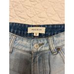 PacSun Jean Skirt Two Tone Distressed Raw Hem Size 27 Photo 2