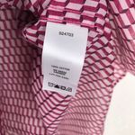 Cabela's  Women's Blouse Shirt 3/4 Sleeve Geometric Pink Cotton Photo 5