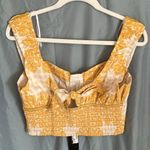 Du Paradis: Marigold cropped, side zip, thick strap top Photo 6