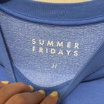 Summer Fridays Blue Pullover Size Medium Sweatshirt Photo 2