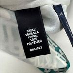 Banana Republic  Green Geometric Print Silk Mini Skirt Womens 4 Preppy Luxury Photo 6