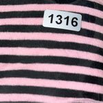 Bettina Riedel New York Women’s M Pink Black Striped Cotton Blend Flowy Shorts Size M Photo 7