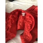 Chico's Chico 1 Women Blouse 3/4 Sleeve Orange Wrinkle Fabric Texture Photo 9