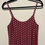 & Other Stories & OTHER STORIES Burgundy Printed Double Slit Midi Slip Dress, Size 4 Photo 2