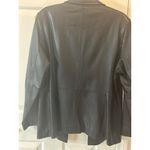 wilson's leather Valerie Stevens Vintage Size XL Womens Black Lamb Leather Blazer Jacket Photo 7