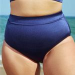 Berlook Navy Cut Out Plus Size Bikini Set Blue Photo 5