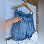 AMO Shorts Blue Finder Keepers Paperbag Denim Women size 27 Photo 6