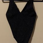Urban Outfitters Black Glitter bodysuit Photo 0