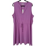 Trina Turk NWT‎  Sleeveless Vigor Dress Drawstring Waist Size XXL Activewear Photo 4