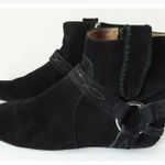 Isabel Marant Etoile Raelyn Suede Ankle Booties Studded Western Cowgirl Boots 37 Photo 2