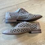 Jessica Simpson NEW IN BOX  Dalasia Perforated Suede Oxford Taupe Size 9 Photo 4