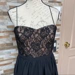 AQUA  black cocktail lacy corset mini dress milkmade dress barbiecore  Sz 10 Photo 2