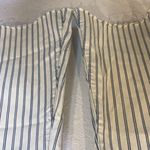 Judy Blue Los Angeles Super Flared Striped Denim Jeans Raw Hem EUC Sz 14 Cotton Photo 3