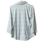 Lulu B Womens Button‎ Down Shirt Long Sleeve Size Medium Stretch Preppy Classic Photo 1