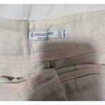 Stradivarius  Linen Blend Bermuda Shorts with Darts in Stone size 8 Photo 8