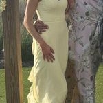Kennedy Blue  Leah Bow Sleeves Bridesmaid Dress in Buttercup Photo 1