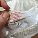 Lagenlook Balloon Skirt cotton asymmetrical midi womens White (medium) artsy vtg Photo 1