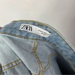 ZARA  Light Wash Distressed High Rise Jean Shorts 14 Photo 4