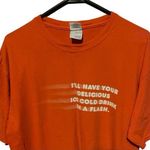 Gildan Vintage Dunkin Donuts Orange Graphic T-Shirt Photo 4