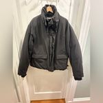 ZARA  Black Puffer Coat EUC Medium Photo 2