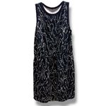 Athleta ‎ Women's Dress Size Large Voyage Orchid Pink Blue Rincon Printed Photo 2