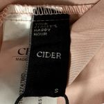 Cider  Womens Small Mini Dress Square Neck Knotted Bubble Puff‎ Sleeve Pink Photo 6