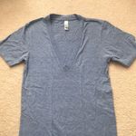 American Apparel “The Track Shirt” Light Blue Tee Photo 2