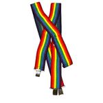 1970’s Rainbow Suspenders Red Photo 2